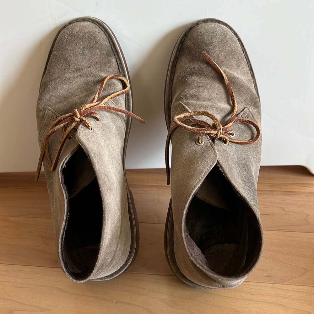 Suede boots by Clark’s